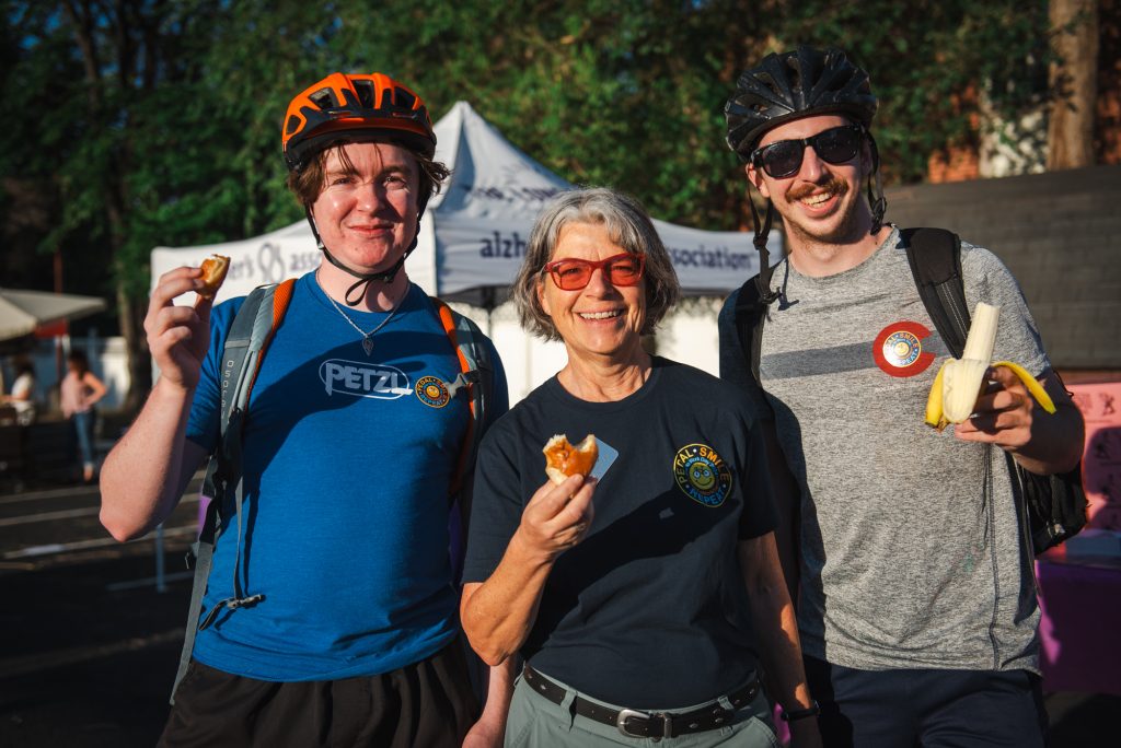 Transportation Connections staff with riders