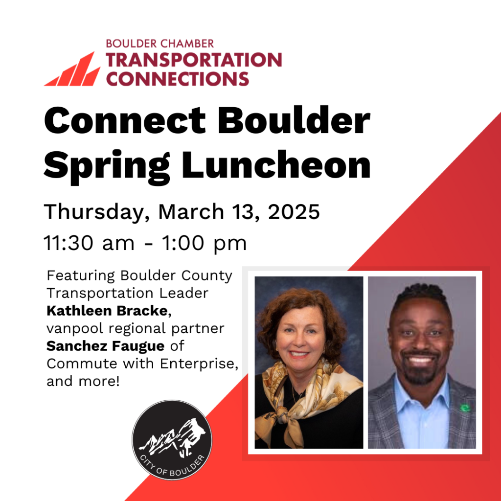 Event notice with two headshots of featured speakers. On the left is a light-skinned woman with a scarf around her neck, and on the right is a dark-skinned man wearing a blue collared shirt.